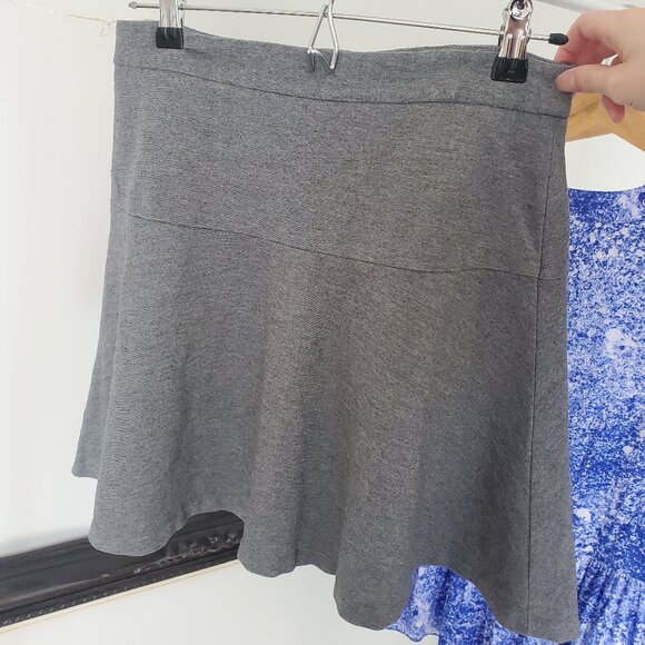 Banana Republic Heather Grey Skater Mini Skirt - Picture 5 of 5